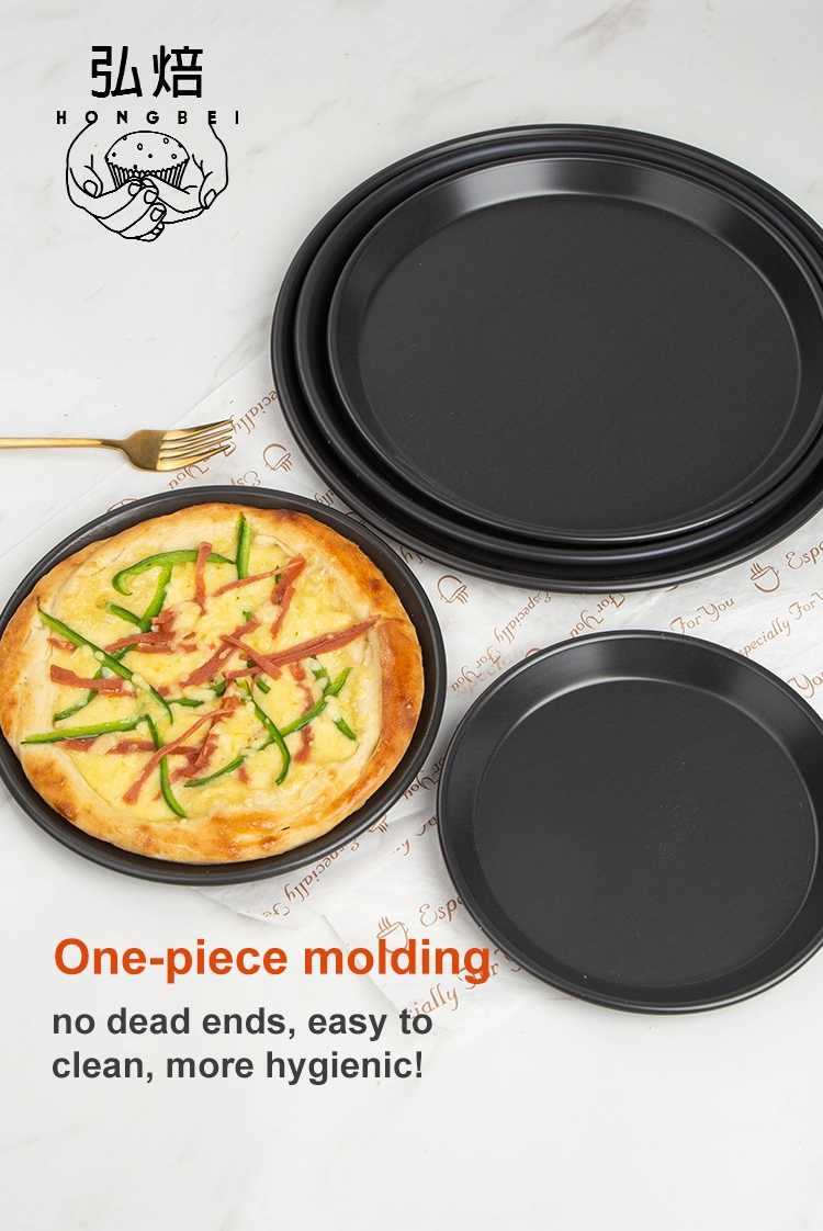 Bakeware Used Oven Cake Baking Tools Deep Pizza Pan Plate Carbon Steel Round Baking Dishes Set