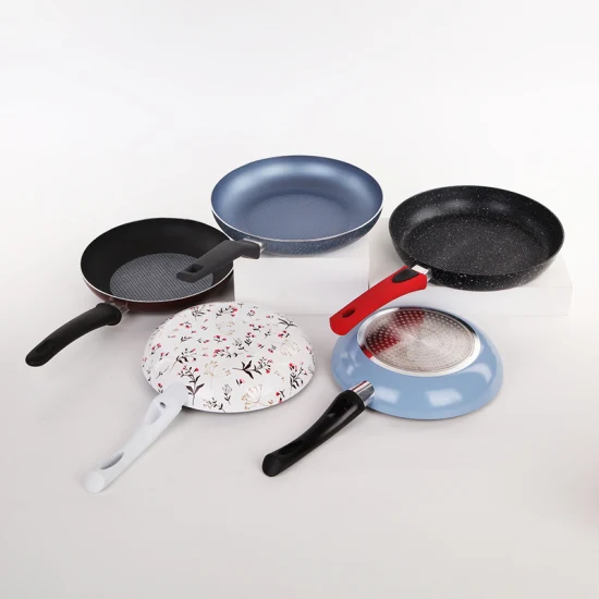 Set di pentole in alluminio da 20 cm, 24 cm, 28 cm, padella multifunzione